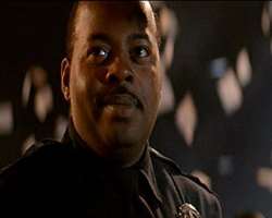 He filmed some scenes as a police officer in the superhero film 